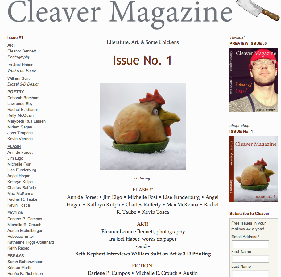 Cleaver Magazine Book Reviews • Cleaver Magazine